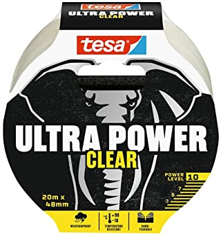 tesa 56497-00-01 Reparaturband Transparent (L x B) 10m x 48mm 1St.