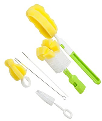 ifundom 6stücke Teiliges Flaschenbürsten-reinigungsset Langlebige Babyflaschenbürste Aus Hochwertigem Material Leichtes Design Für Einfache Handhabung Geeignet Zur Reinigung Von Trinkflasc