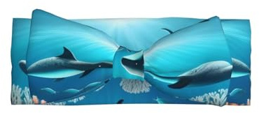 Diadema de ballenas bajo el mar con lazo para bebé, accesorio elástico para el pelo, adecuada para bebés de 0 a 6 meses, regalo muy significativo