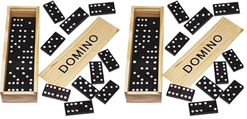 PARENCE Jungen domino001 1, Black, medium (Packung mit 2)