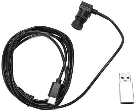 Srliya 1080P Type C Webcam Clear Display, Plug and Play, Compact Design, Versatile Usage for Smartphone Laptop, PVC Material, 1.5m Cable