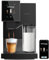 Cecotec Cafetera Superautomática Compacta Cremmaet Compactccino Connected Black Silve. 1350W, 19 Bares, Pantalla, WiFi, Tanque Leche 400ml, Depósito de Agua 1,1L, Limpieza Automática