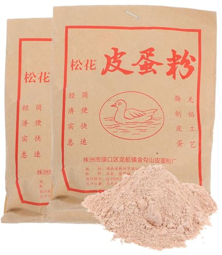 AUTSUPPL 2 påsar konserverat äggpulver: Century Recipes pulver autentiskt för hemlagade konserverade vaktelägg, hönsägg och ankägg - Asiatiska matlagningstillbehör