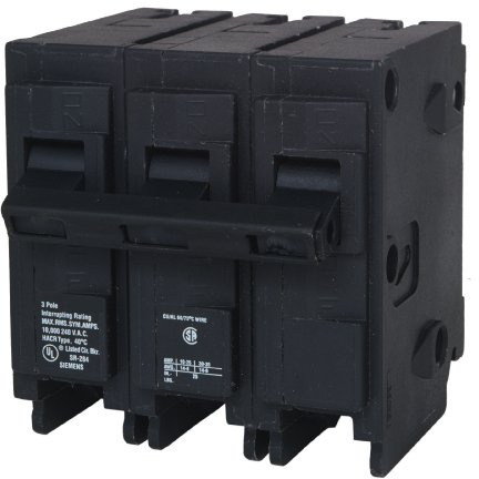 Q360H 60-Amp Three Pole 22kA Type QPH Circuit Breaker