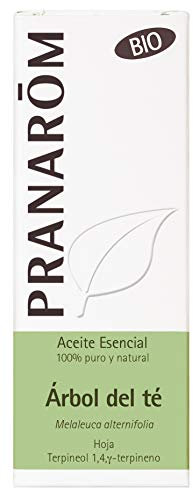 PRANAROM - Árbol del Té Bio - Aceite Esencial Quimiotipado - Defensas Naturales - Higiene Bucal - Higiene de la Piel - Pieles Grasas y con Tendencia Acneica - 100% Puro y Natural - AEQT - 10ml.