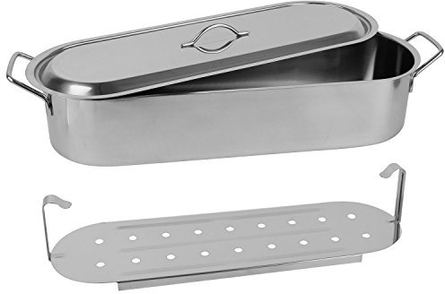 CUISY KC2398 Poissonière, INOX, Argent, 51 cm, 57 x 18.40 x 13 cm