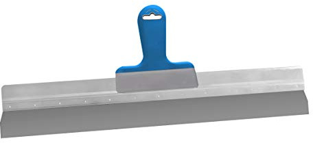 TECTOOL Flächenspachtel 570 mm, Aluminium I Rostfrei I 2K-Softgriff I Flexibles 0,4 mm Blatt I Präzise & ergonomisch