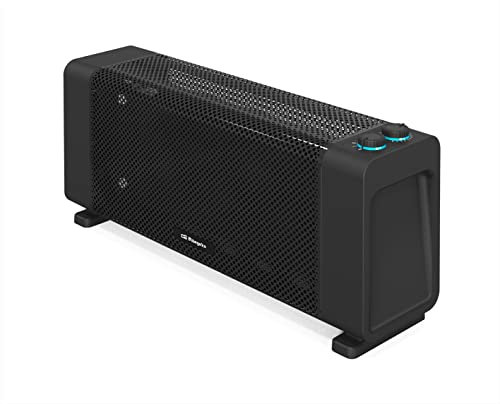 Orbegozo RMB 1500 - Radiador de mica, 2 Potencias, Triple Protección Sobrecalentamiento, Sin Fluido, Compacto, Negro, 1500 W