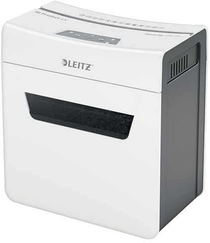 Leitz IQ Protect Premium 6X, Distruggidocumenti Manuale Personal, 7-6 Fogli (70-80 gr/mq), Taglio a Frammenti, Sicurezza P-4, Capacità 10 litri, 80900000