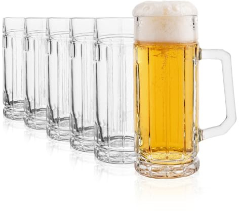 Oberglas Gambrinus Ölsejdel Soda-Lime-Glas 400 ml, uppsättning om 6
