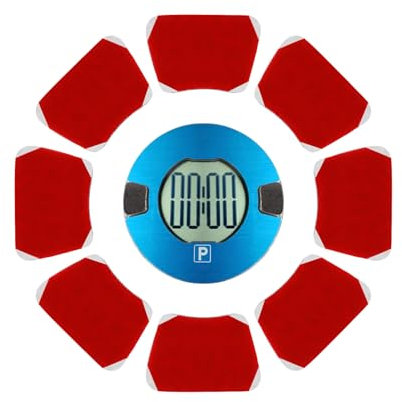 MERUYOO Ersatz Metallplättchen Set, 8 Stück, kompatibel mit OOONO CO-Driver NO2 kompatibel mitOOONO Park