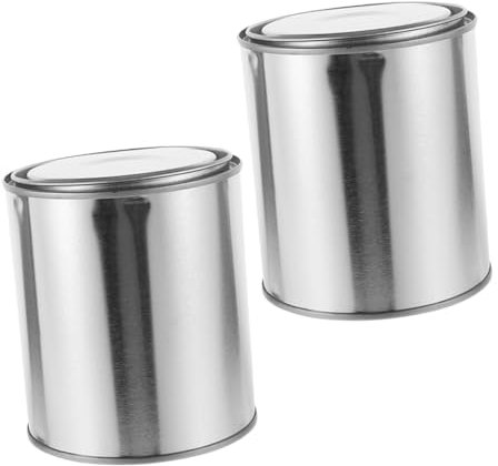 Lot de 2 Seaux Ronds en Hermétiques pour Peinture et Poix Boîtes de Rangement Épaisses Capacité Spacieuse pour et Chantiers
