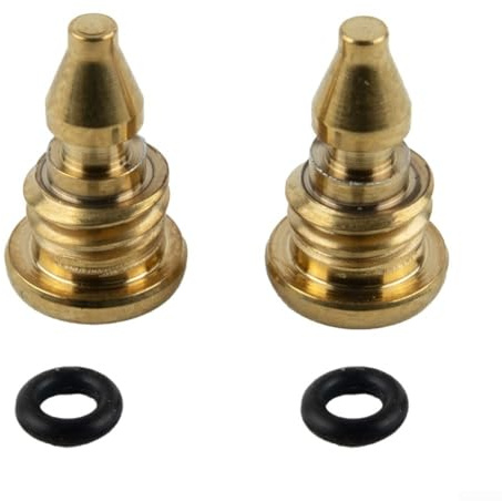 YJDOORPLAY Lot de 2 vis de purge avec joint torique en alliage pour composants de frein de vélo Magura EBT - Kit de pièces de rechange (doré)
