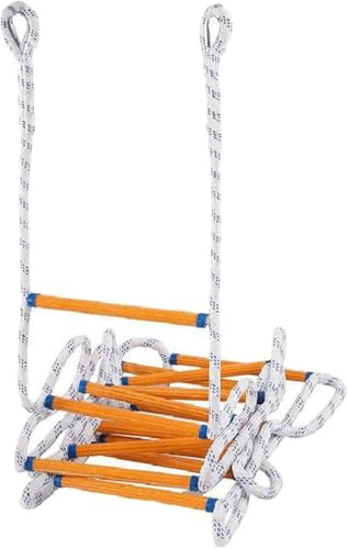 Scala antincendio - Scala di Corda - Leggera e ignifuga, Adatta per l'ingegneria delle arrampicate, Il Soccorso antincendio, Le operazioni forestali