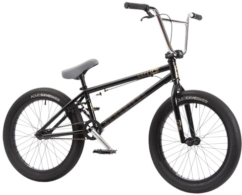 KHE COPE BMX 20 pulgadas – Freestyle Bike 11,1 kg – Affix Rotor – Cuadro HiTen – Manivela de 3 piezas – Neumáticos de 2,4 pulgadas – Grindguard – Park Street Pumptrack – Modelo 2025 – Negro brillante