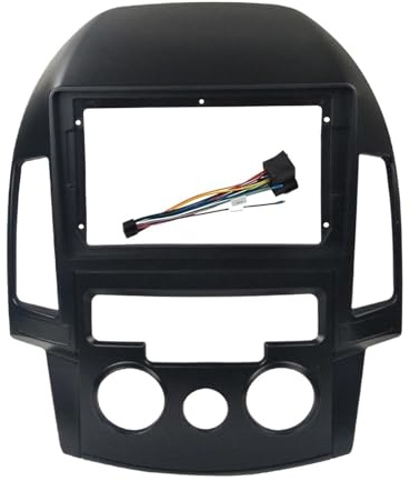 För HYUNDAI I30 2008 2009 2010 2011 Car Fascia AT/MT AC Double Din Dvd Ram 9 Tums Audio Fitting Adapter Panel Dashboard YTdhfDGJ(Frame MT an cord)