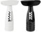 Fackelmann EASY Corkscrew, Wine Bottle Opener, Easy Use Large Easy Grip Handle, Self-Pulling, Non-Stick Spiral, 22.6x11.6x4.5cm, Black or White