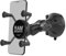 RAM Mounts (RAP-B-166-2-A-UN7U) Composite Twist Lock Suction Cup Mount with Short Double Socket Arm and Universal X-Grip Cell/Iphone Holder by NationalMounts