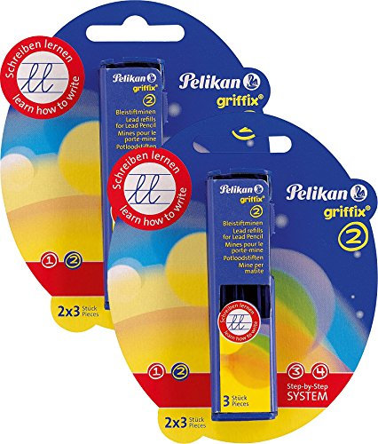 Pelikan Griffix Bleistiftminen HB 4 x 3 Blisterpackung