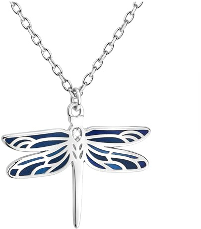 SOFIA MILANI - Damen Halskette 925 Silber - Libellen Anhänger - N0786