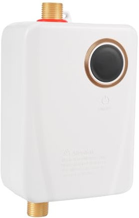 Chauffe-eau électrique instantané 3500 W - Chauffe-eau instantané à LED - Chauffe-eau électrique - 1 à 5 l/min - Blanc