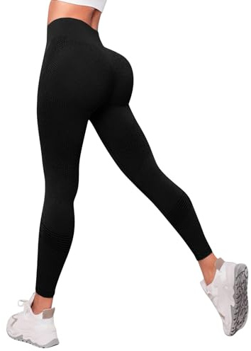 Legging à Compression 3D Anti Cellulite Amaigrissant Minceur Leggings Femme Taille Haute sans Couture Push-Up Opaque Leggings 3D Sculptants Pantalon Sport Yoga Fitness Sportswear