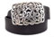 CENO Gürtelschnalle für Damen mit vielen kleinen Herzen für Wechselgürtel mit einer Breite bis zu 4cm Buckle