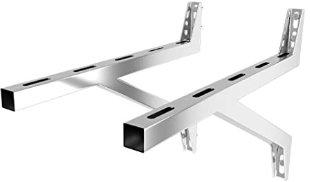 Schornstein Wandkonsole - Hochwertige Edelstahl Schornsteinhalterung zur Befestigung des Schornsteins an der Wand in allen Abständen (650mm)