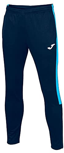Joma Hombre Pantalón Deportivo, Marino/Turquesa Flúor, XS