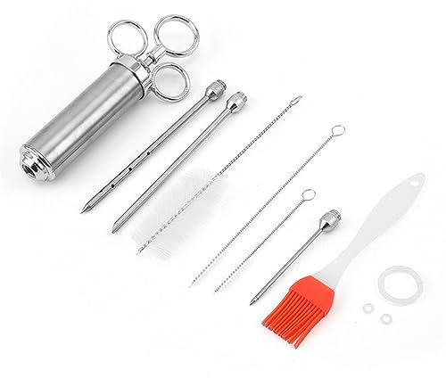 GIFRAN Seringue d'injecteur de Marinade Seringue d'injecteur de Viande for Barbecue Grill Marinade Turquie Gadgets de Cuisine for la Cuisine à la Maison Barbecue Lo mei Production