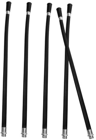 KONTONTY 5pcs Fire Extinguisher Powder Tube Hose Attachment Sprayer Hose 8kg Iron Head Nozzle for Vehicle and Truck Fire Safety Emergency Use