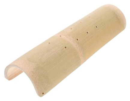 Cabilock Almohada Cervical Forma Ergonómica para Cuello y Lumbar Almohadilla Cómoda De Bambú para Hogar Soporte Ortopédico para Aliviar Dolor y Mantener Columna Recta