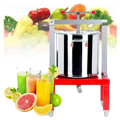 JIURUOZ Torchietto, ​Torchio per Frutta​ Pressa per Bacche Altezza Regolabile, Base Ispessita, Tavolo for Frutta/Verdura, Birra, Vino/Succo