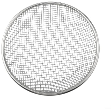 Besttoolifes Tamiz de tierra de jardinería para cubos de 5 galones, pantalla de malla de 2 mm/6 mm/10 mm, tamiz de alambre de hierro galvanizado resistente para arena, rocas, suciedad y abono (6 mm)