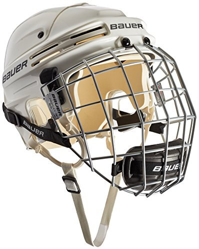 BAUER - Eishockey Helm Combo mit Gitter 4500 I Junior & Senior I Schutzhelm für Eishockeyspieler I inkl. integriertem Profil-Gitter & Kinnschutz I robust & stabil I Eishockeyzubehör I zertifiziert