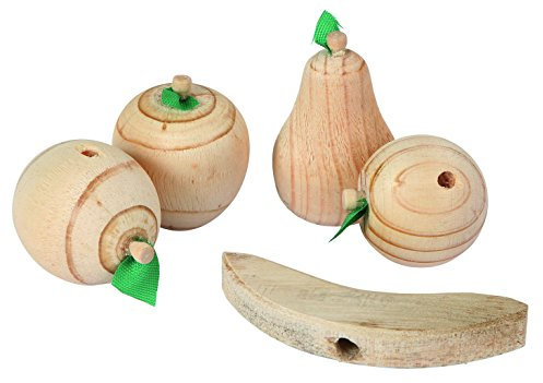 Kerbl Pet Knabberfrüchte Natur, 5 Stück auf Einer Blisterkarte