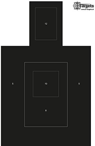 Stora målskivor R.E.C. Target/50 x 70 cm/papper 120 g/m² (40 stycken)