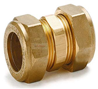 Raccords droits à compression En laiton 15 mm Par 1, 2, 4