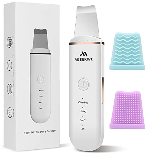 Skin Scrubber Face Skin Spatula Ultraschallpeelinggerät Skin Scrubber Mitesserentferner Porenreiniger Werkzeug Mitesser-Extraktor für Tiefenreinigung