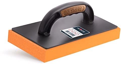 NEYNOR® Llana para Limpieza HYDRO PRO+++ - Talocha con Esponja - Esponja para Azulejos - Revestimiento de Esponja Hidroespuma - Made in EU - 140 x 280 mm
