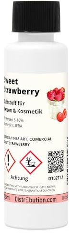 Duftstoff Süße Erdbeere für Kerzen, Kosmetik, Seifenherstellung 125ml