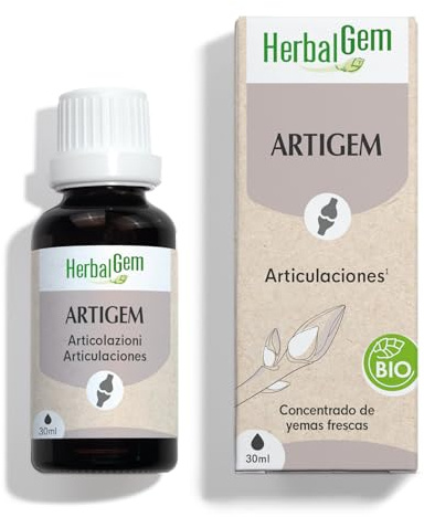 HERBALGEM - ArtiGem - Confort Articular - Complemento Alimenticio de Yemoterapia Concentrada Bio - 30 ml