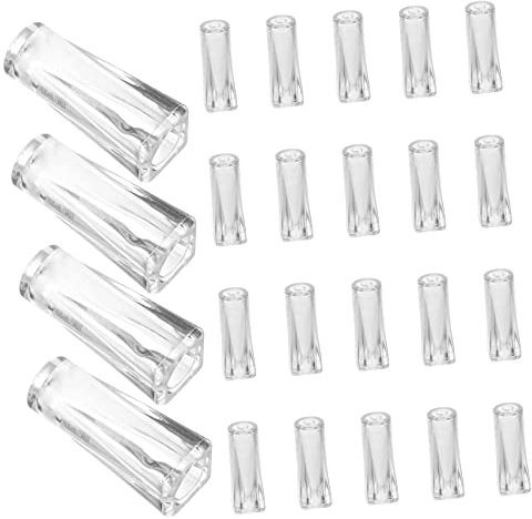 Alipis 20stücke Transparente Jalousieknöpfe Kordelzüge Zugenden Für Vorhänge Fenster Blind Reparaturen Innen Dekoration