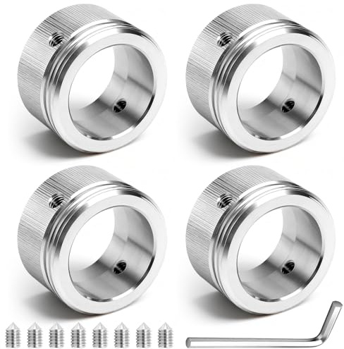 4 pezzi adattatore per termosifone RA/Rav/Ravl M30 × 1,5, valvola di riscaldamento, testa termostatica 304, acciaio inox, accessorio per radiatore con chiave esagonale (diametro interno 22 mm)