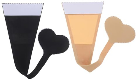 IMIKEYA Mutande Invisibili Donna in Cotone Set 2 Pezzi, Slip Brasiliana Senza Cuciture Design Adesivo e Traspirante per Outfit Discreti
