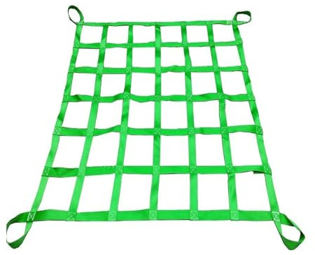 Lastlyft i polyester. Netto | Lastlyft i flera storlekar. netto: trädgård, flyg, järnväg, hamnlast. och lasta av..(2 X 2M/Mesh 15cm/Load 2t)