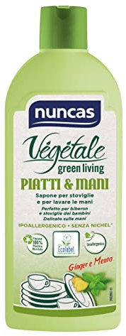 Nuncas Vegetale - Detergente Piattie Mani - 500ml