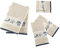 Madison Park Bayside Badezimmerhandtuch-Set, Baumwolle, sehr saugfähig, 6-teilig, inkl. 2 Badetücher, 2 Handtücher und 2 Waschtücher, Meeresblau