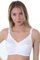 Vitality Care Lace Print White Bra for Women UK Varieties Size 34-46 (D,DD,E,F,G,H,J) - Full Support Bras for Large Bust