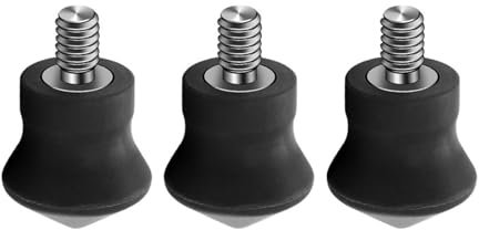 3 patas de goma antideslizantes para patas de trípode de 1/4 que garantizan estabilidad en sesiones de interior y exterior